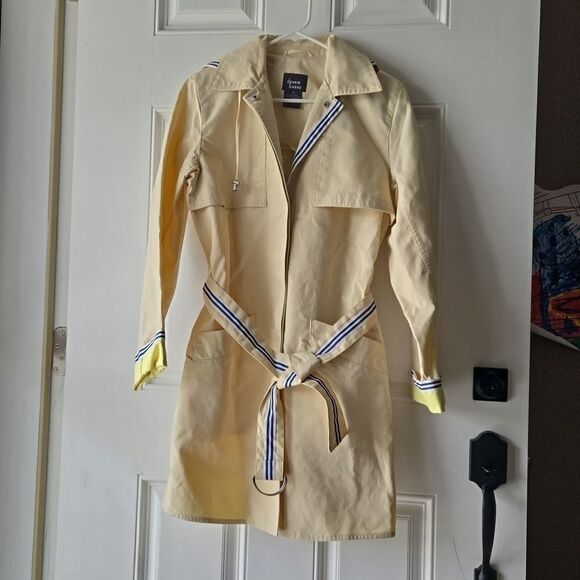 Dennis Basso Water Repellant Hooded Trench Coat - Picture 1 of 11